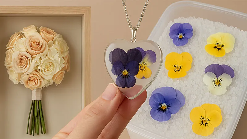 کاربرد سیلیکاژل برای گل 